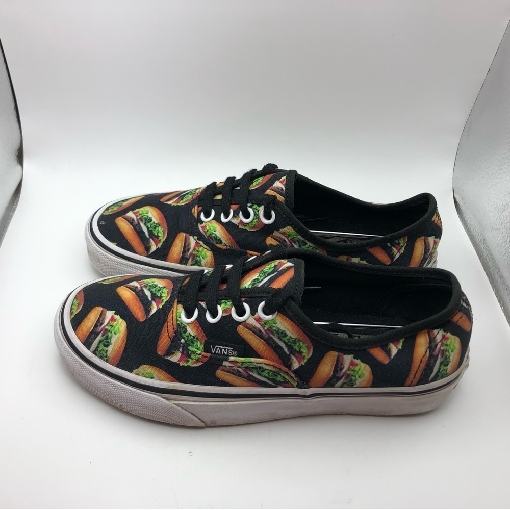 Vans off the wall hamburgers Womens sneakers size 5